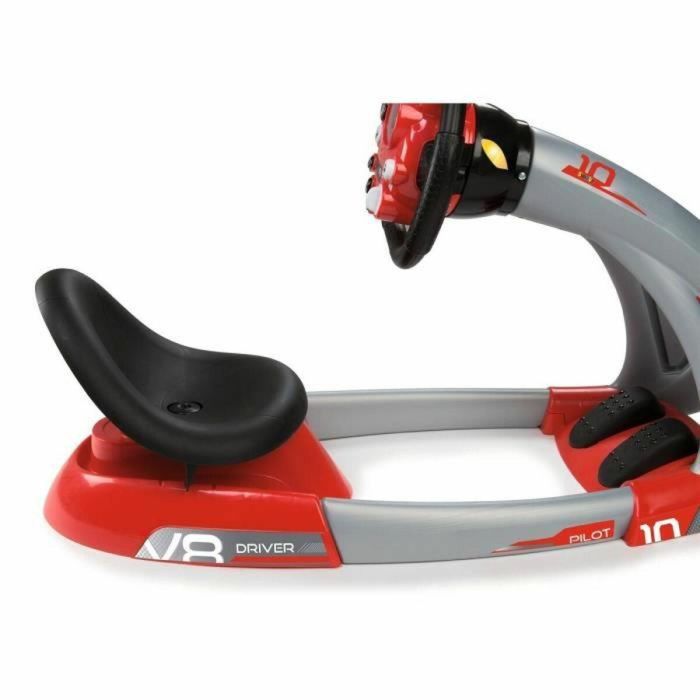 Smoby Simulador de Manejo Electrónico Pilot V8 + Soporte para Smartphone y App Gratuita 2