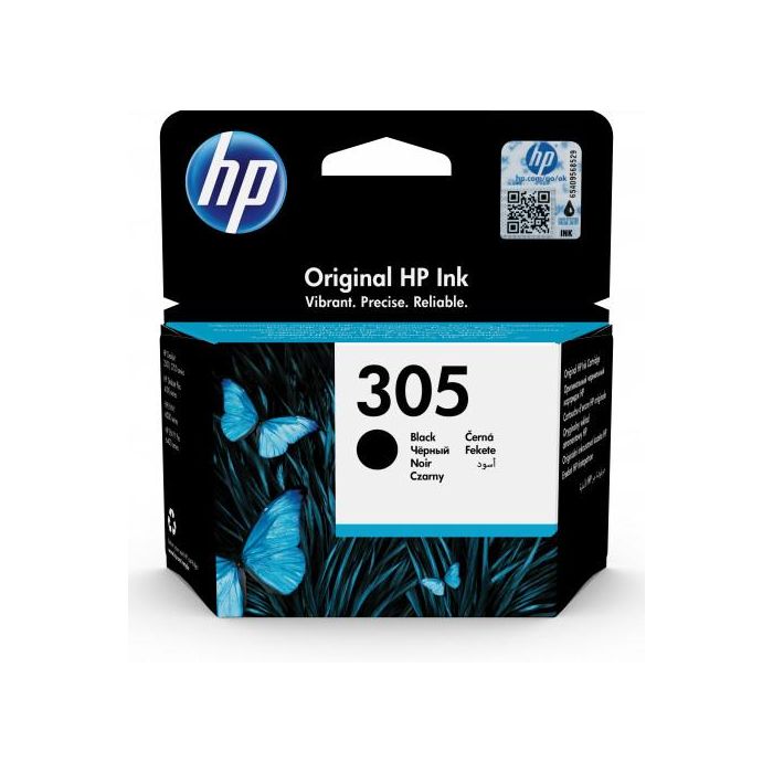 HP Nº 305 Tinta Negra compatible con Deskjet 2300, 2700 Serie, Plus 4100, Envy 6000, Pro 6400, 4210E - 120 PµG