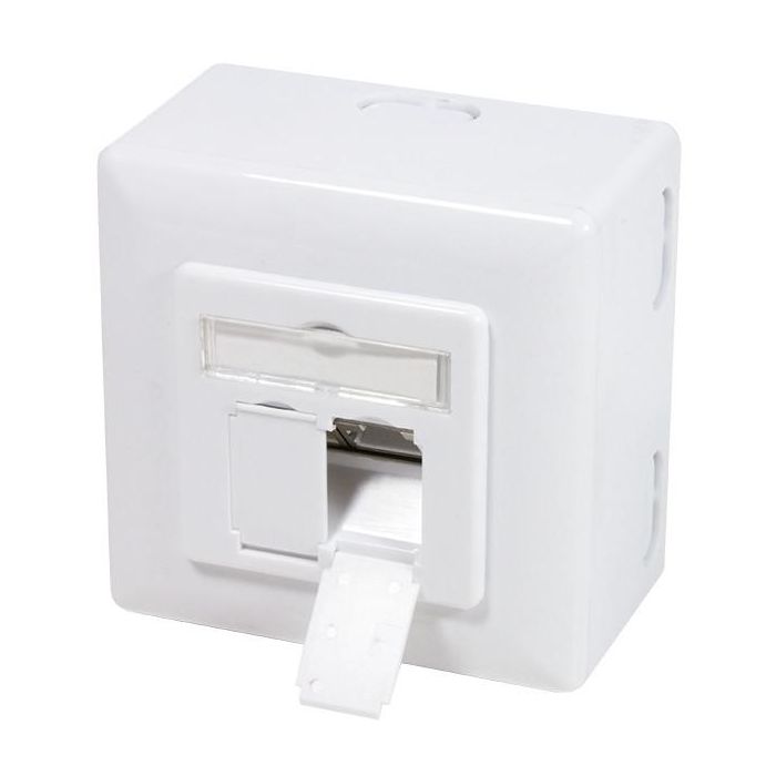 Logilink CAT 6 Auf und Unterputzdose vollgeschirmt RAL 9003 1 Logilink CAT 6 Auf und Unterputzdose vollgeschirmt RAL 9003 1