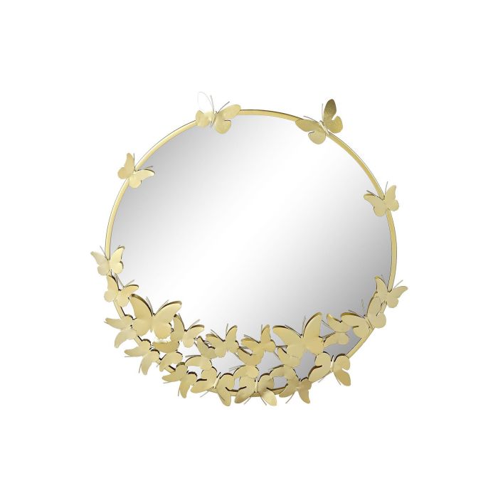 DKD Home Decor Mesa Centro Dorado Metal Espejo 120 x 60 x 45 cm 1