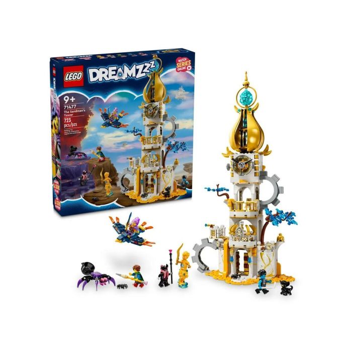 LEGO 71477 DREAMZzz La Torre del Hombre de Arena, Castillo de Juguete con Araña y Pájaro, con Figuras de Brujas