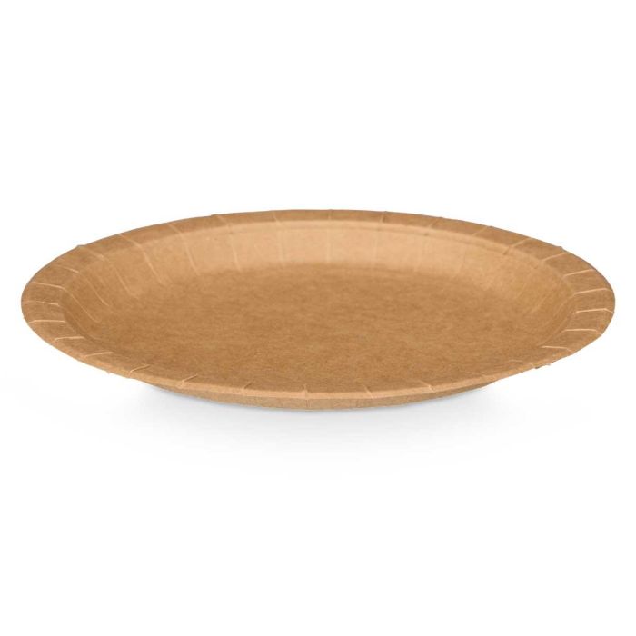 Set 24 Platos Kraft 18 Cm Kinvara (48 Unidades) 1 Set 24 Platos Kraft 18 Cm Kinvara (48 Unidades) 1