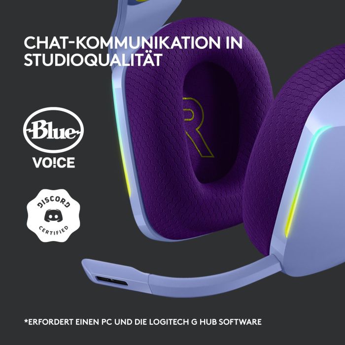 Logitech G G733 Auriculares Inalámbricos LIGHTSPEED con Micrófono para Gaming, Ligeros 278g, hasta 29h batería 5