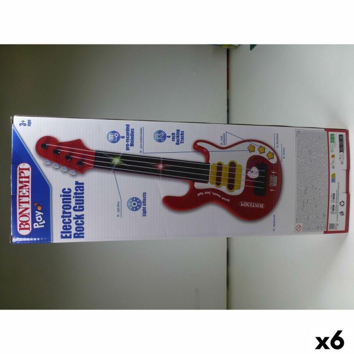 Guitarra Infantil Bontempi 17 x 51 x 5 cm (6 Unidades) 11 Guitarra Infantil Bontempi 17 x 51 x 5 cm (6 Unidades) 11