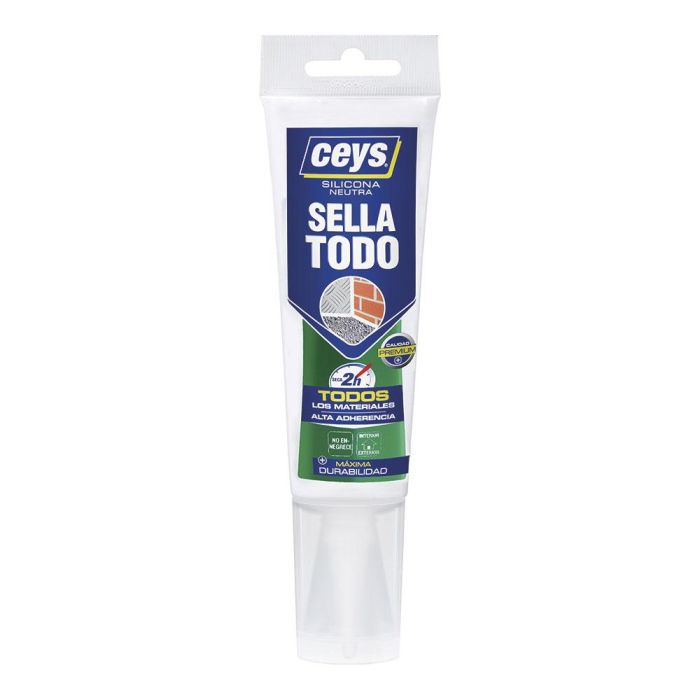 Ceys Sellatodo Blanco Silicona Neutra Tubo 125 ml