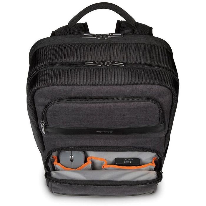 Targus Mochila Citysmart Advanced para Portátil 15.6 pulgadas Negra/Gris, Protección Acolchada, Dorso Ergonómico y Transpirable 1 Targus Mochila Citysmart Advanced para Portátil 15.6 pulgadas Negra/Gris, Protección Acolchada, Dorso Ergonómico y Transpirable 1