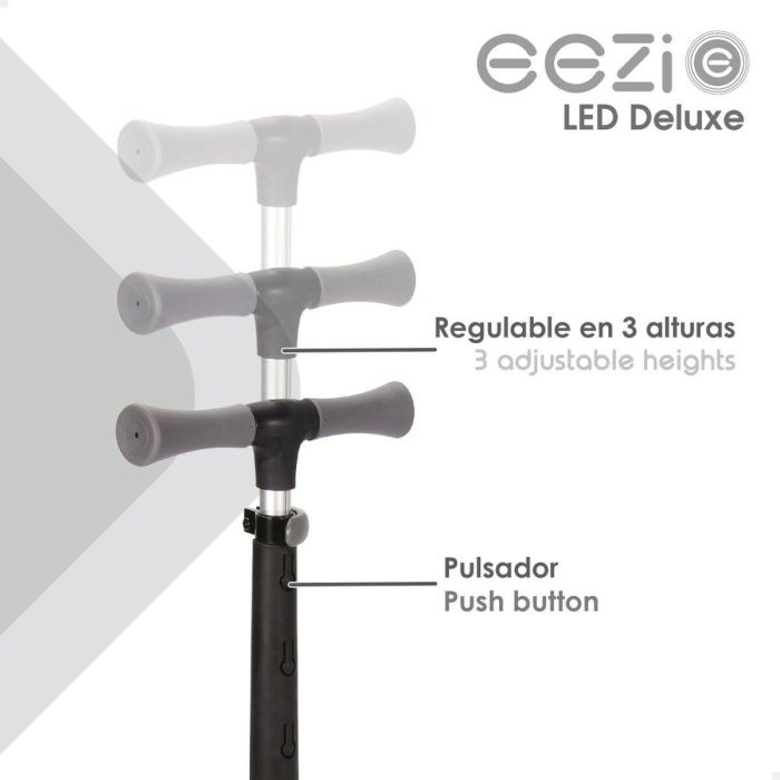 Patinete Colorbaby Poliuretano Aluminio Negro 1 Patinete Colorbaby Poliuretano Aluminio Negro 1