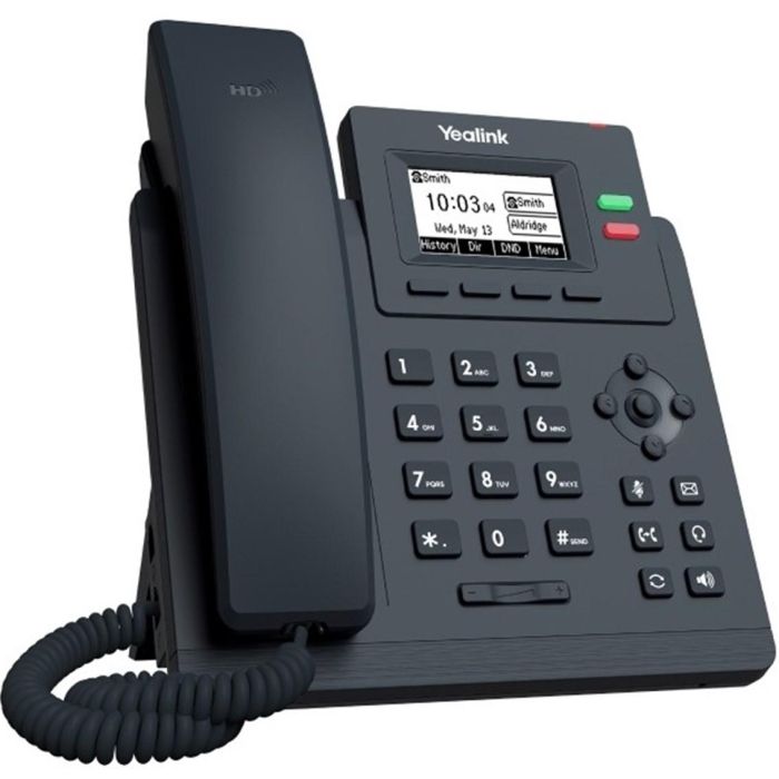 Yealink Teléfono VoIP SIP-T31P | Teléfono IP con Pantalla Gráfica HD Retroiluminada, PoE Integrado y Soporte para 2 Cuentas VoIP para Comunicación Empresarial
