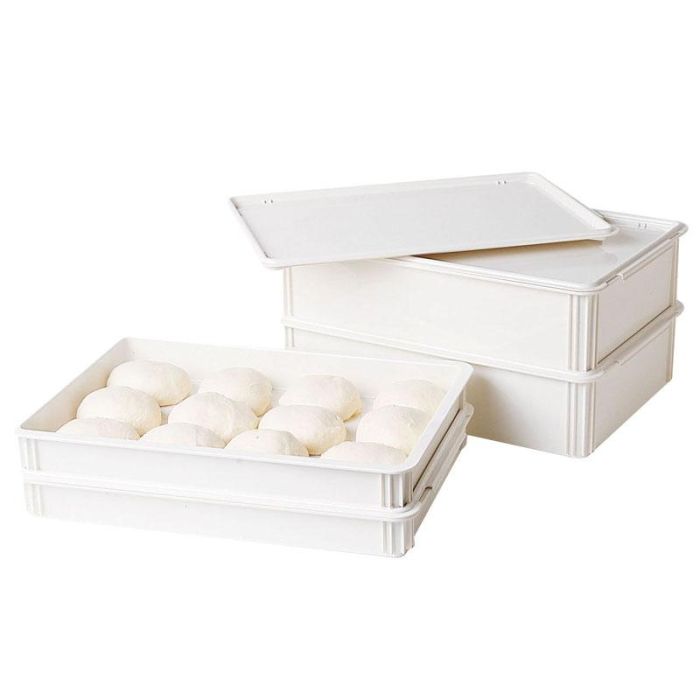 CAMBRO - DB60407-148 - Caja de masa para pizza - 60 x 40 x 6,5 cm - Blanco - (Tapa no incluida)