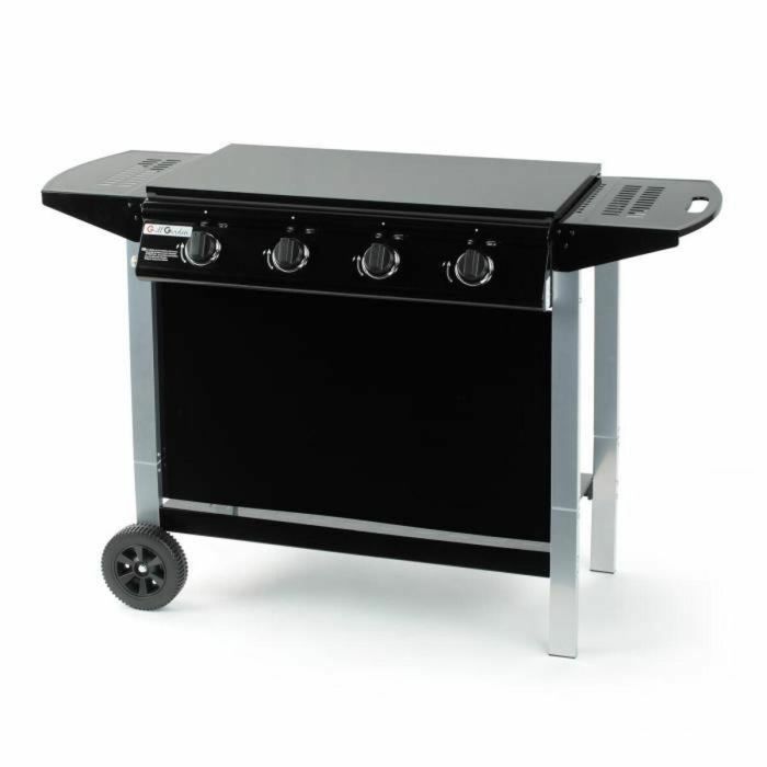 Barbacoa a gas - GRILL GARDEN - Negra y gris - 4 fuegos con tapa 5 Barbacoa a gas - GRILL GARDEN - Negra y gris - 4 fuegos con tapa 5