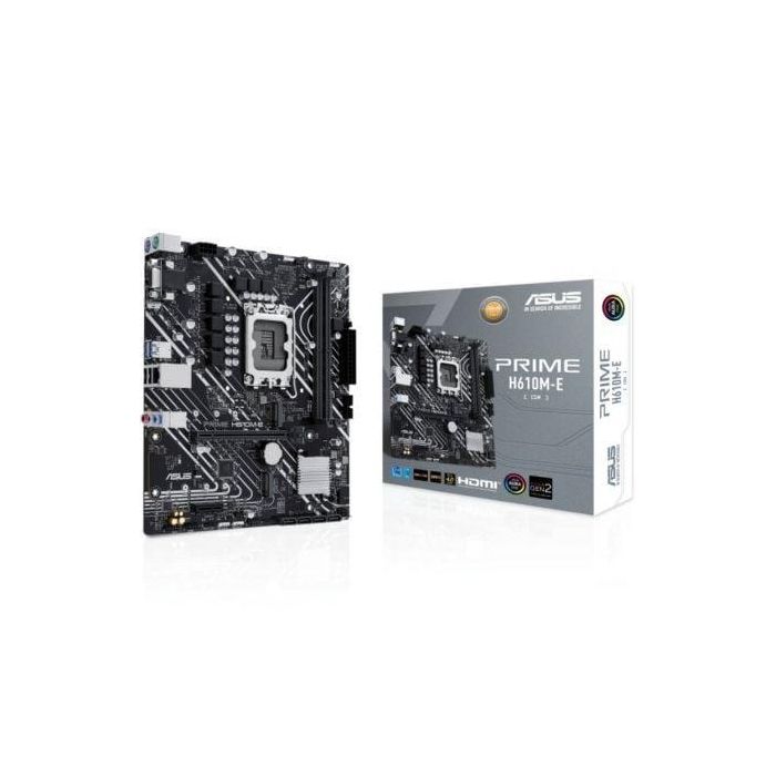 Asus Prime H610M-E-CSM 90MB1G10-M0EAYC Placa Base Micro ATX Socket LGA 1700 Intel H610 DDR5 PCIe 4.0 Dual M.2 Asus Prime H610M-E-CSM 90MB1G10-M0EAYC Placa Base Micro ATX Socket LGA 1700 Intel H610 DDR5 PCIe 4.0 Dual M.2