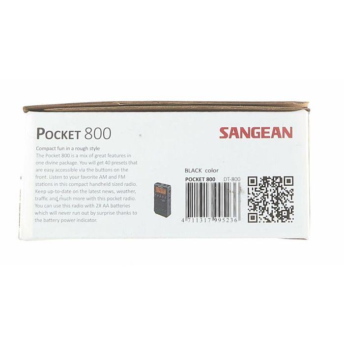 Radio Portátil Digital Sangean SDT800BK 7 Radio Portátil Digital Sangean SDT800BK 7