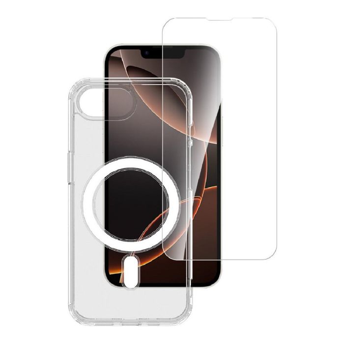 4smarts Kit 3en1 Premium para iPhone SE (4ª Gen) con Funda, Protector Pantalla y Cargador, Transparente/Blanco, 9H, Resistente Golpes y Rayones, Ref. 541359 1 4smarts Kit 3en1 Premium para iPhone SE (4ª Gen) con Funda, Protector Pantalla y Cargador, Transparente/Blanco, 9H, Resistente Golpes y Rayones, Ref. 541359 1