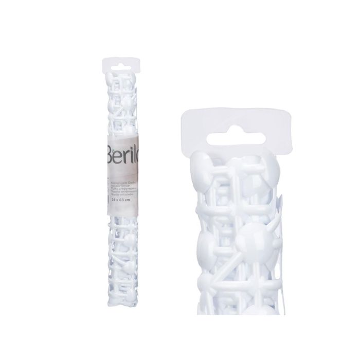 Antideslizante Ducha Blanco 34X63Cm Berilo (24 Unidades) 2 Antideslizante Ducha Blanco 34X63Cm Berilo (24 Unidades) 2
