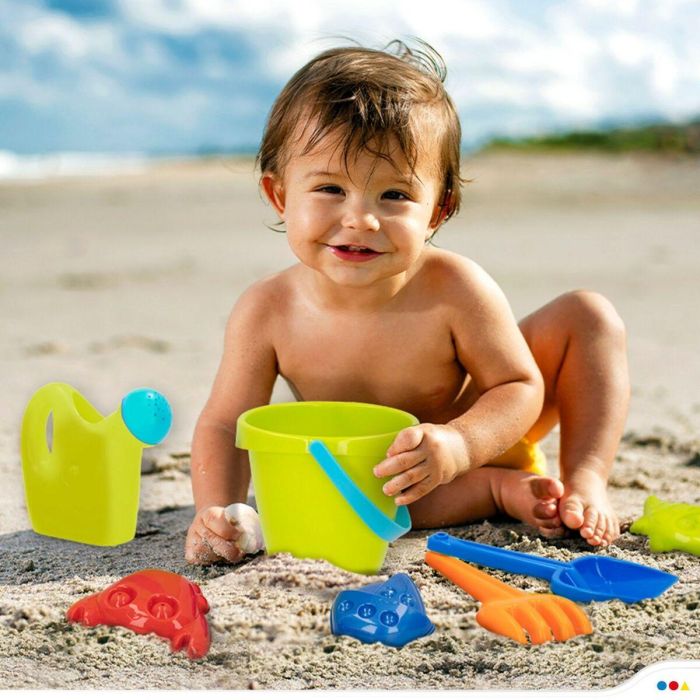 Set de Juguetes de Playa Colorbaby Polipropileno (18 Unidades) 4 Set de Juguetes de Playa Colorbaby Polipropileno (18 Unidades) 4
