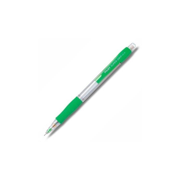 Pilot Portaminas H-185 Supergrip 0.5 mm con Goma Verde Claro