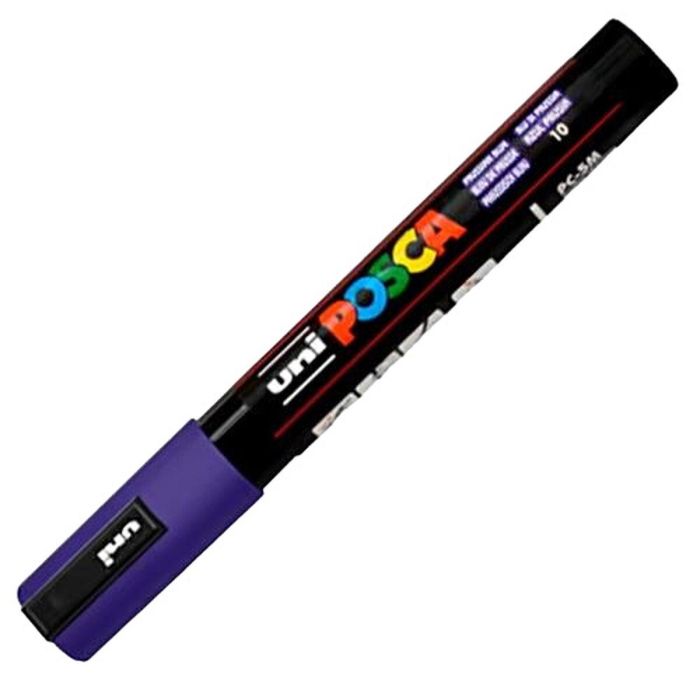 Rotulador de pintura acrílica POSCA PC-5M Azul oscuro 1,8-2,5 mm (6 Unidades) 1