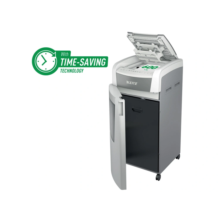 Trituradora de Papel Leitz IQ 600 Pro Autofeed P4 60 L 4