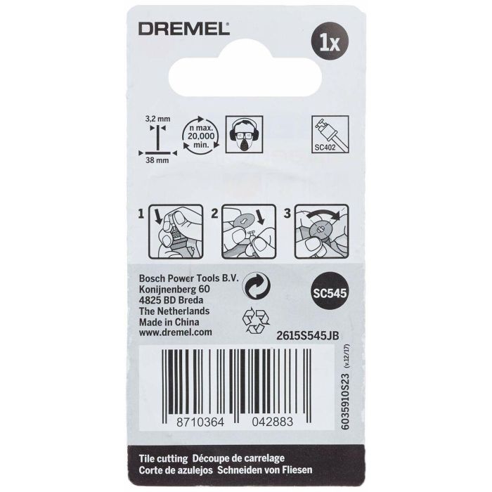 Disco de diamante Dremel S545 Ø 38 mm 2