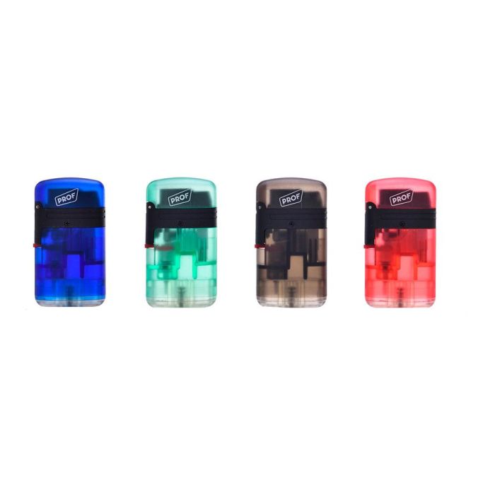 Prof Encendedor Storm Doble Llama Transparente Colores Surtidos Recargable Capsule black 1 Prof Encendedor Storm Doble Llama Transparente Colores Surtidos Recargable Capsule black 1