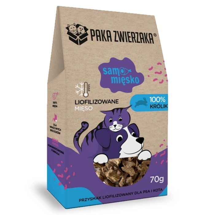 Snack para Perros Paka Zwierzaka Conejo 70 g