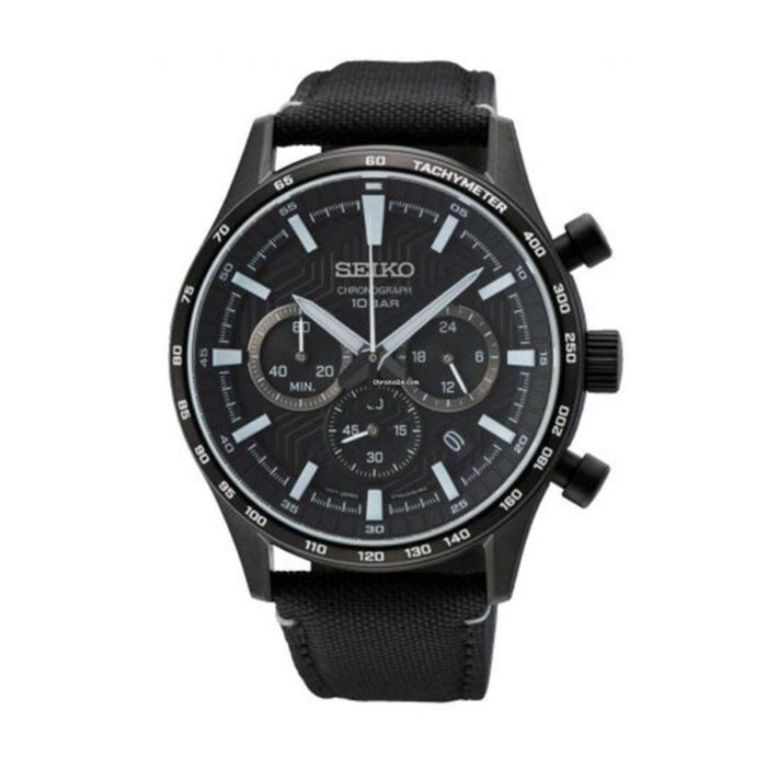 Reloj Hombre Seiko SSB417P1 Negro 1