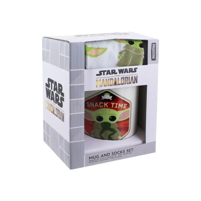 Wondee Set Regalo The Mandalorian Taza y Calcetines Baby Yoda Grogu 6
