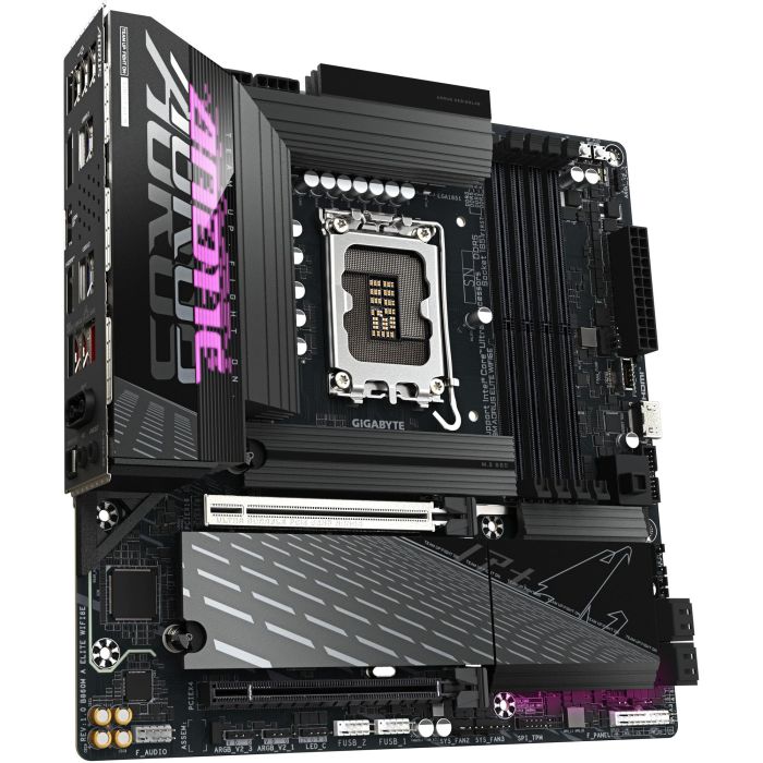 GIGABYTE B860M AORUS ELITE WIFI6E Placa Base micro ATX Intel B860 LGA 1851 DDR5 9200MHz PCIe 5.0 Wi-Fi 6E 2.5GbE LAN 2 GIGABYTE B860M AORUS ELITE WIFI6E Placa Base micro ATX Intel B860 LGA 1851 DDR5 9200MHz PCIe 5.0 Wi-Fi 6E 2.5GbE LAN 2