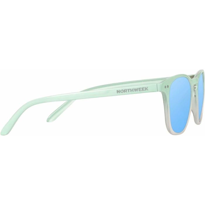 Northweek Gafas de Sol WALL GRADIANT PALE MINT GREEN & PINK, Gafas de Sol Cuadradas con Cristal Polarizado, Unisex, Montura Verde 2