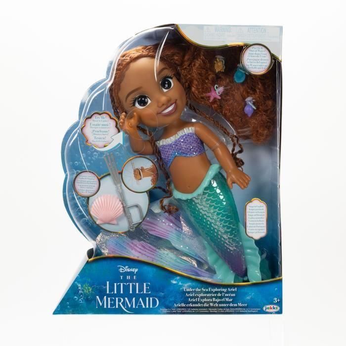 LA SIRENA LIVE ACTION - MUÑECA ELECTRÓNICA ARIEL - 38 cm - JAKKS - 480465 2 LA SIRENA LIVE ACTION - MUÑECA ELECTRÓNICA ARIEL - 38 cm - JAKKS - 480465 2