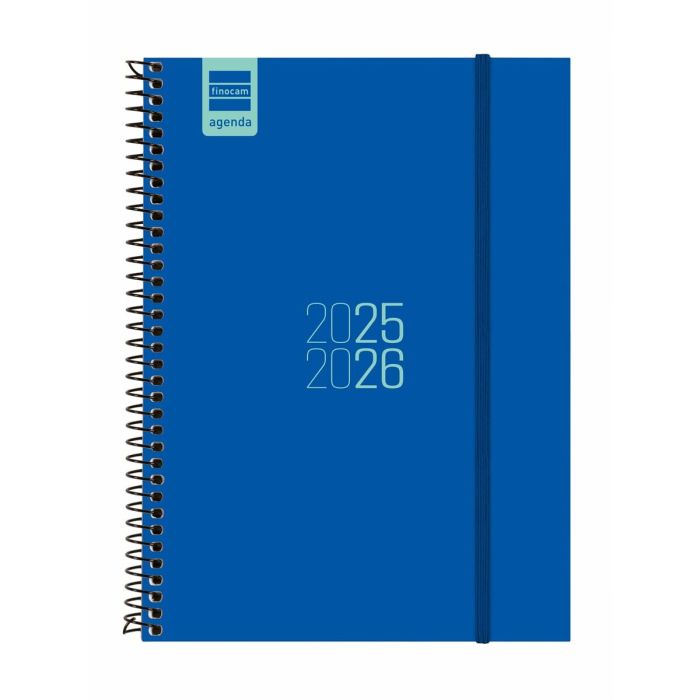 Finocam Agenda Estudiantes Espiral E10 - 155x212 mm, Azul, Septiembre 2025-Agosto 2026 Finocam Agenda Estudiantes Espiral E10 - 155x212 mm, Azul, Septiembre 2025-Agosto 2026