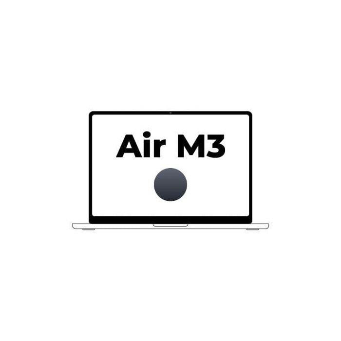Apple Macbook Air 15" / M3 8-Core CPU/ 8Gb/ 512Gb SSD/ 10-Core GPU/ Medianoche Apple Macbook Air 15" / M3 8-Core CPU/ 8Gb/ 512Gb SSD/ 10-Core GPU/ Medianoche