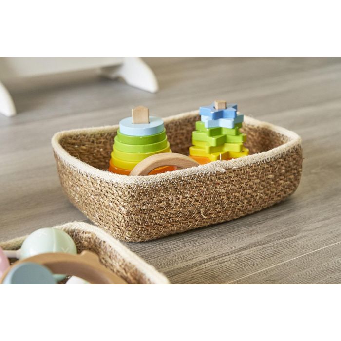 Privilege Set de 3 Cestas de Mimbre Rectangulares - 26x20 cm, 23x17 cm, 20x15 cm (4 Cajas) 12 Privilege Set de 3 Cestas de Mimbre Rectangulares - 26x20 cm, 23x17 cm, 20x15 cm (4 Cajas) 12
