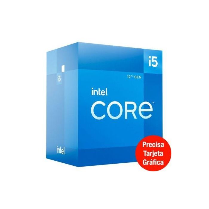 Intel Procesador Intel Core i5-12400F 18 MB Smart Cache LGA 1700 Caja DDR4 DDR5 Escritorio PC/Client/Tablet