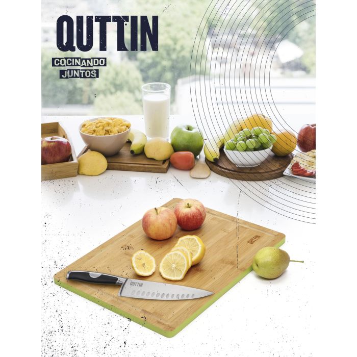 Tabla de cortar bambú Quttin 32.5x25 cm (8 Unidades) 2 Tabla de cortar bambú Quttin 32.5x25 cm (8 Unidades) 2