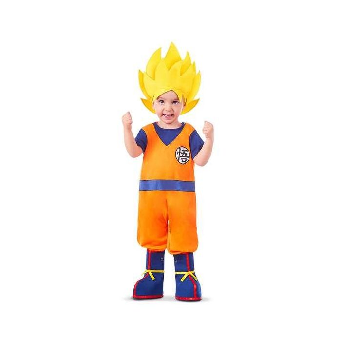 My Other Me Disfraz Goku Baby con Body, Peluca Textil y Cubre Botas, Talla 7-12 Meses, Multicolor 2 My Other Me Disfraz Goku Baby con Body, Peluca Textil y Cubre Botas, Talla 7-12 Meses, Multicolor 2