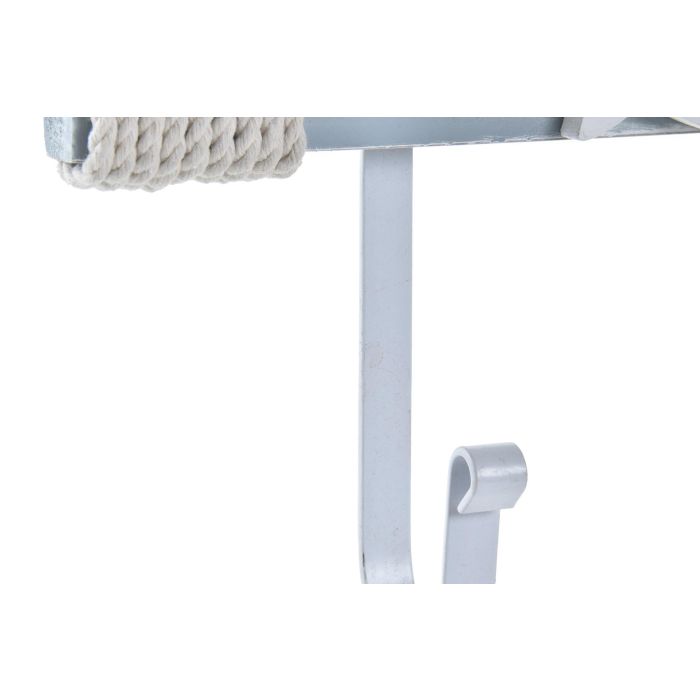 DKD Home Decor Perchero de Pared Mediterráneo con Diseño de Remo, Colores Azul y Blanco, Fabricado en Madera y Metal, 60 x 5 x 25 cm 1 DKD Home Decor Perchero de Pared Mediterráneo con Diseño de Remo, Colores Azul y Blanco, Fabricado en Madera y Metal, 60 x 5 x 25 cm 1