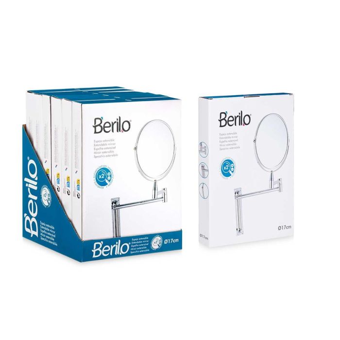 Espejo Extensible Doble Cara 17Cm Berilo (6 Unidades) 2 Espejo Extensible Doble Cara 17Cm Berilo (6 Unidades) 2