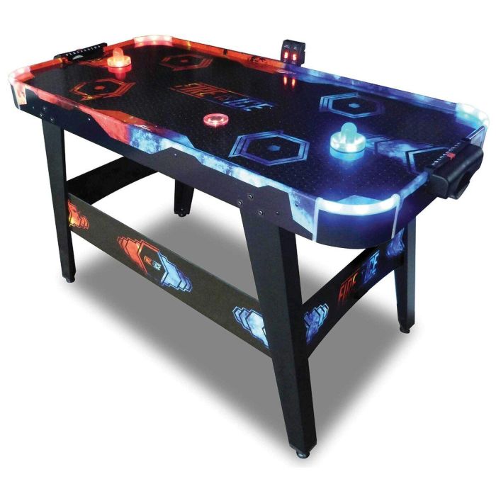 Mesa de Hockey Fire & Ice Luces LED 146 x 71 x 82 cm 5