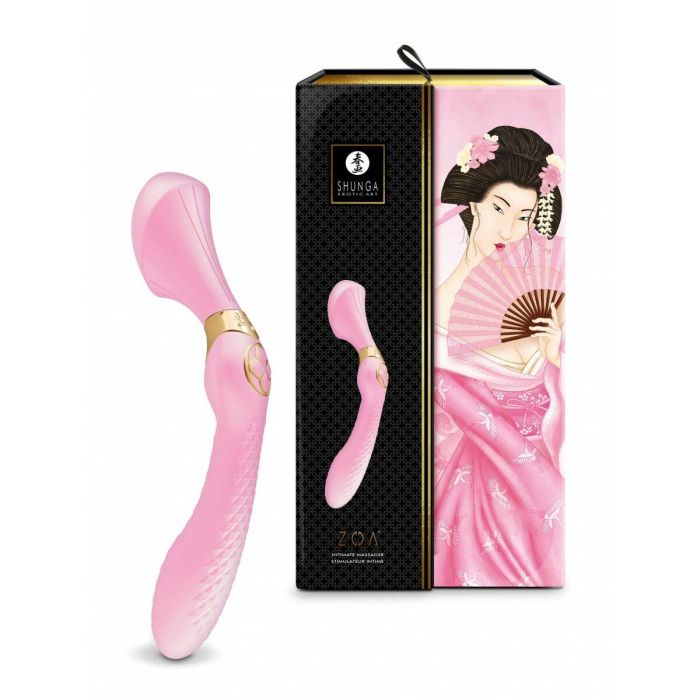 Vibrador Shunga Zoa Rosa claro 7