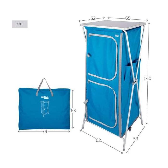 Armario de camping Aktive 62 x 140 x 53 cm 3