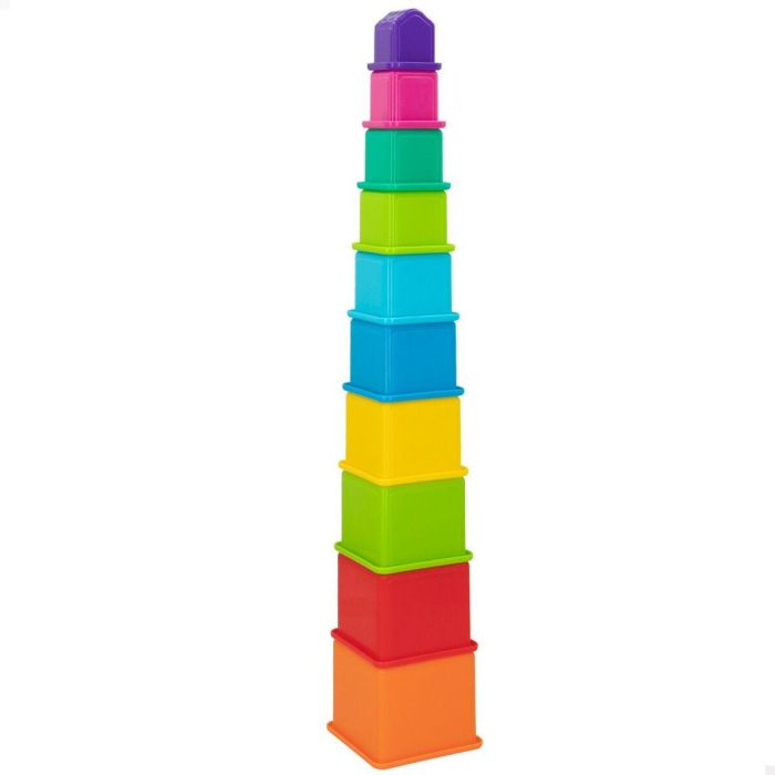 Bloques Apilables PlayGo 16 Piezas 4 Unidades 10,5 x 9 x 10,5 cm 2