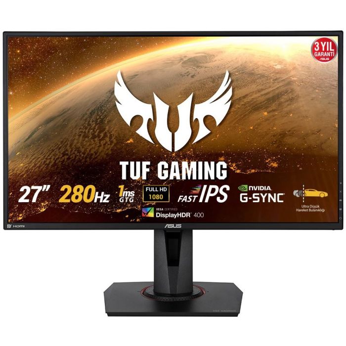 Asus 90LM05H0-B03370 Monitor Gaming TUF Gaming VG279QM 27" Full HD 1920 x 1080, 280Hz, 1ms, IPS, Negro