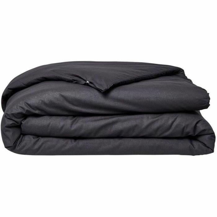 Today TOD3574643513038 Juego de cama algodón orgánico Certificado GOTS Carbón 240x260 cm 1