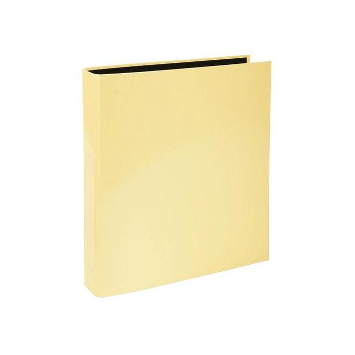 Carpeta De Anillas Exacompta Aquarel Carton Forrado A4 2 An. 25Mm Amarillo