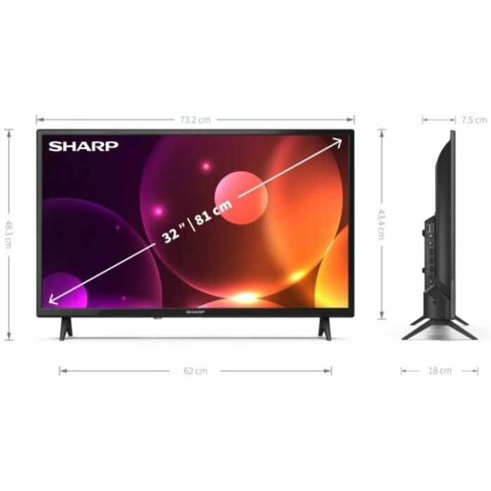 Smart TV Sharp 32FA2E 32" HD LED 1 Smart TV Sharp 32FA2E 32" HD LED 1