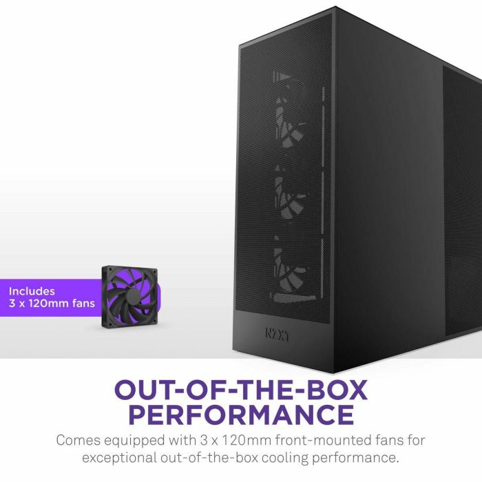 Caja Semitorre ATX NZXT H7 Flow Midi Negro 11 Caja Semitorre ATX NZXT H7 Flow Midi Negro 11