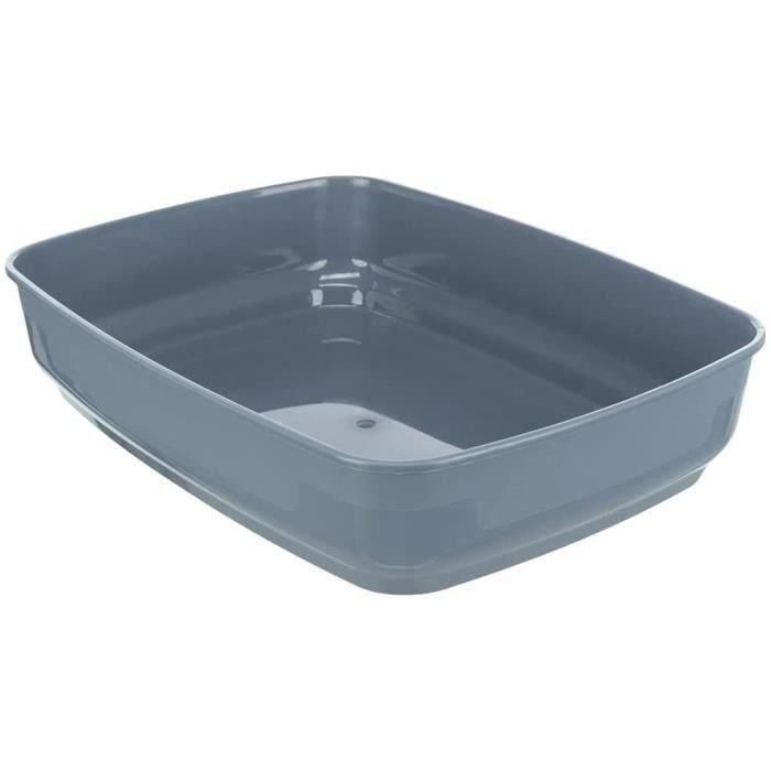 TRIXIE Caja de arena Delio - Borde - 38 × 20 × 50 cm - Estampado gris y blanco 1 TRIXIE Caja de arena Delio - Borde - 38 × 20 × 50 cm - Estampado gris y blanco 1