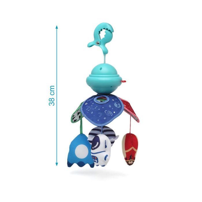 KioKids Móvil Musical para Carrito Bebé El Espacio con Control Remoto, 109 Melodías, Luz y Figuras Colgantes +0 Meses 3 KioKids Móvil Musical para Carrito Bebé El Espacio con Control Remoto, 109 Melodías, Luz y Figuras Colgantes +0 Meses 3