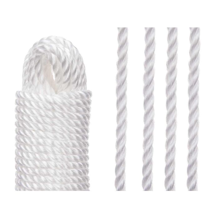 Cuerda Tender Plastico Blanco 20 Metros Arte Regal 5X24CM (24 Unidades) 3 Cuerda Tender Plastico Blanco 20 Metros Arte Regal 5X24CM (24 Unidades) 3